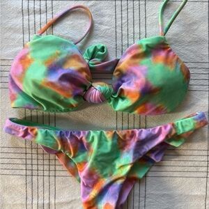 ViX Swim PAULAHERMANNY Cheeky Tie-Dye Bikini Set